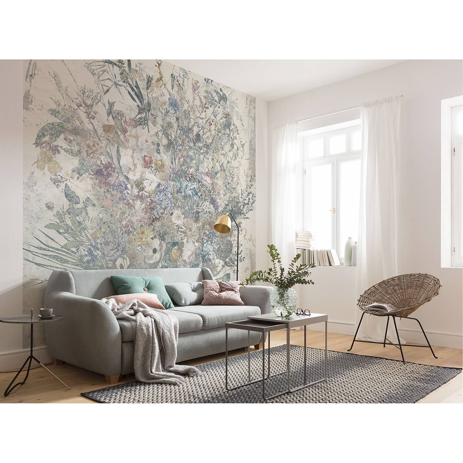 Papier peint intissé Bouquet Blowout