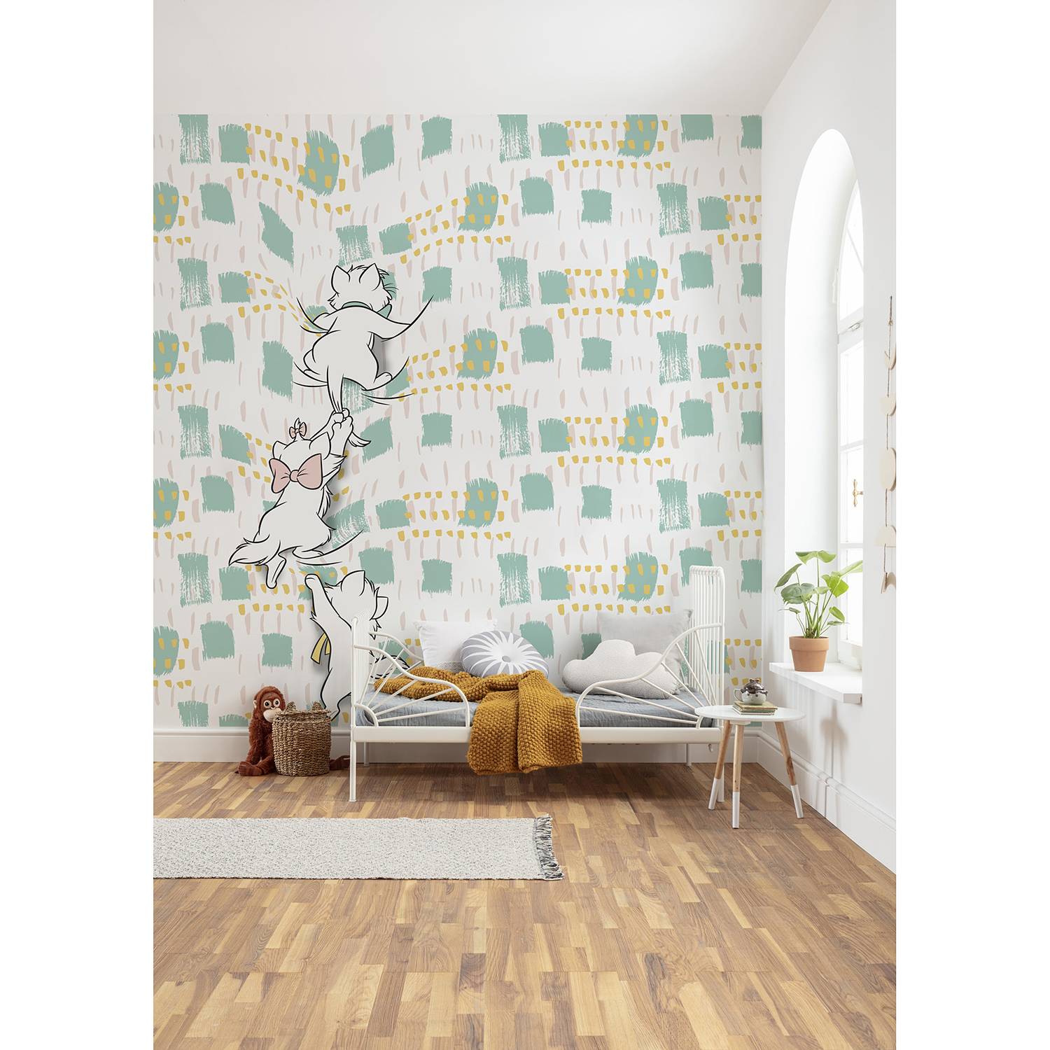 Papier peint intissé Kitty Climbers