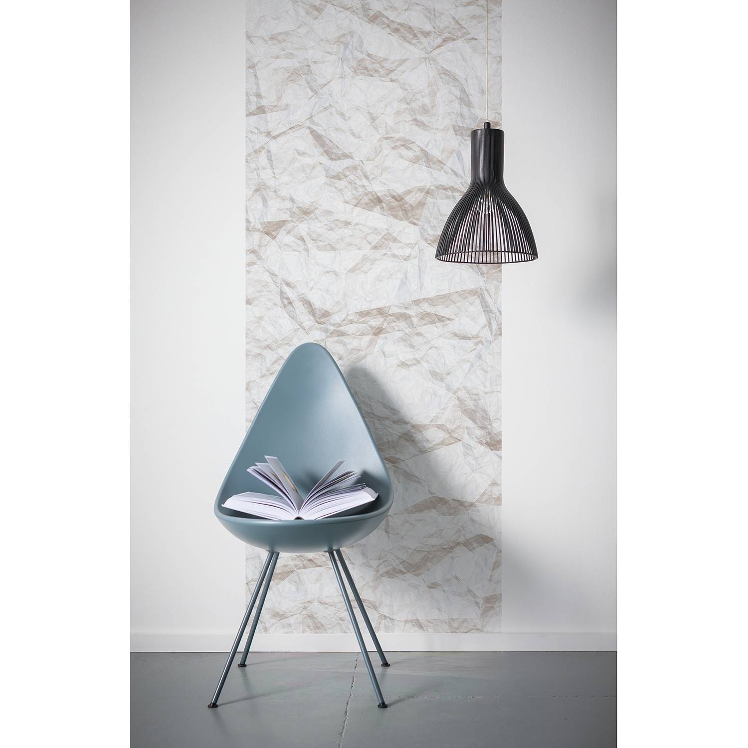 Papier peint intissé Crumpled