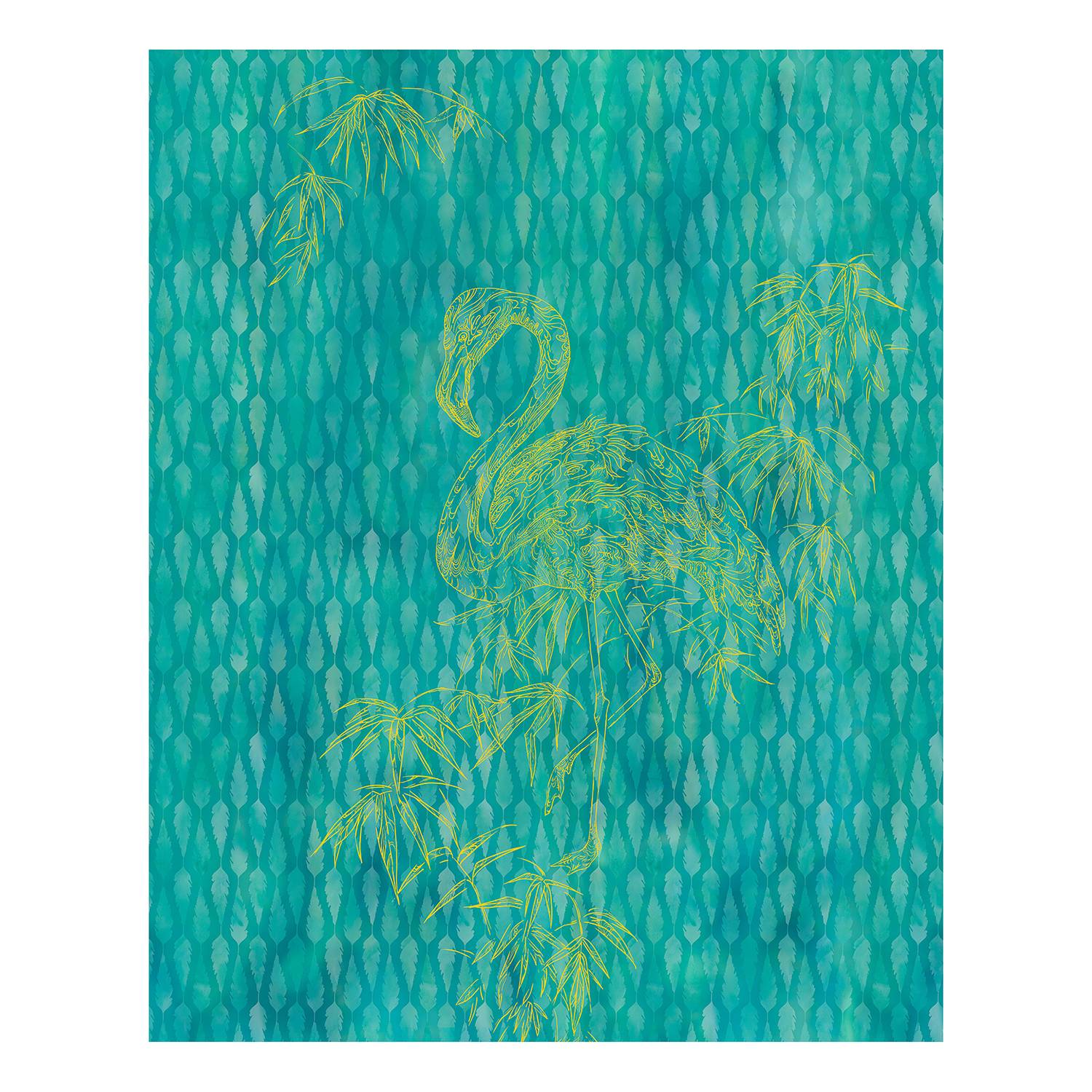 Papier peint intissé Wild Flamingo