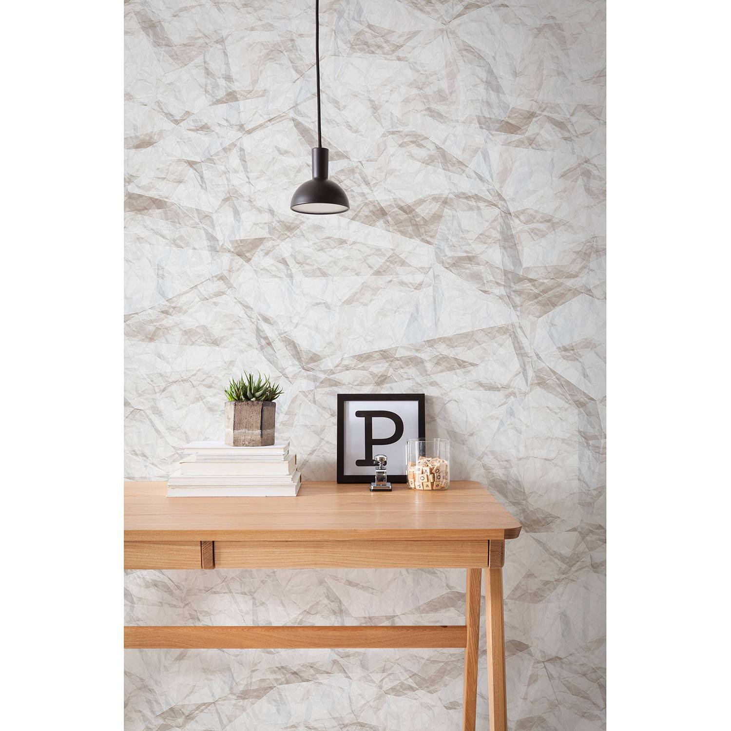 Papier peint intissé Crumpled