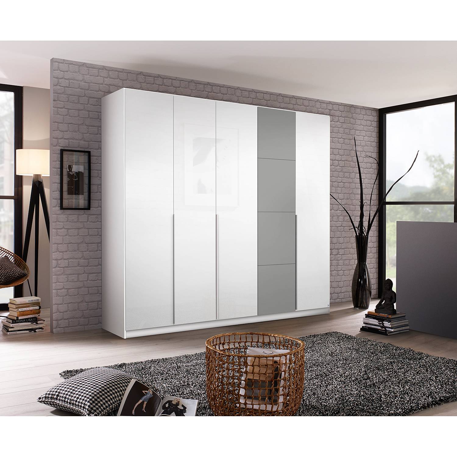 home24 Drehtürenschrank Bellezza