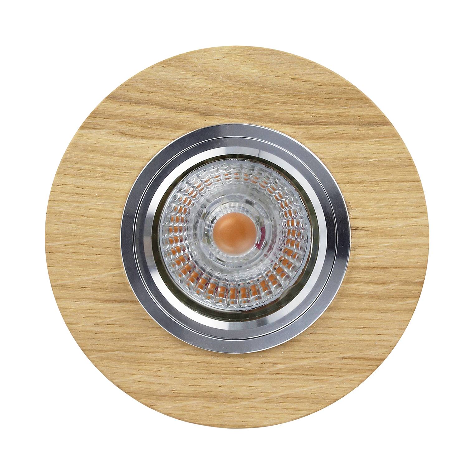 Home24 LED-plafondlamp Vitar Wood I, Spot Light