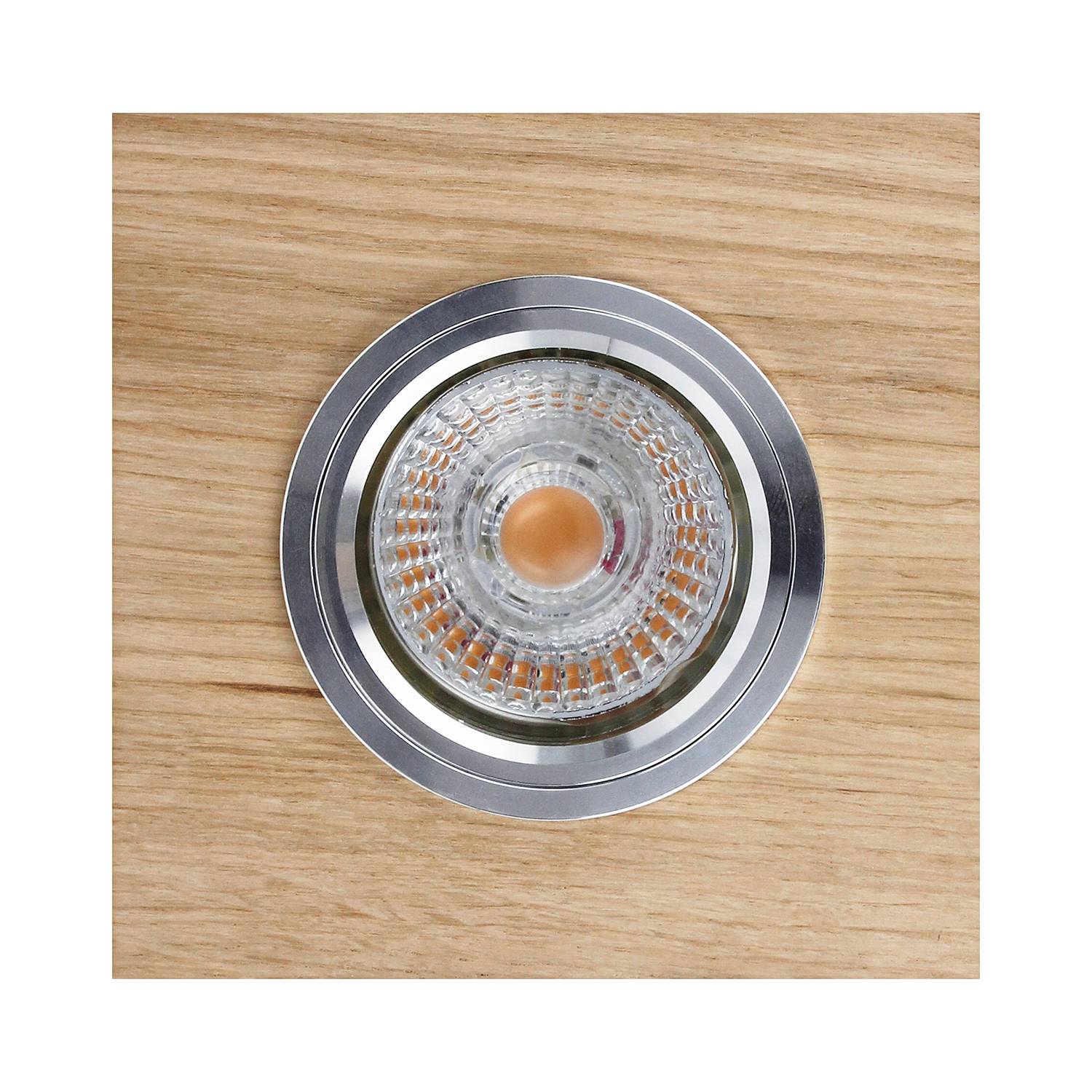 Home24 LED-plafondlamp Vitar Wood IV, Spot Light