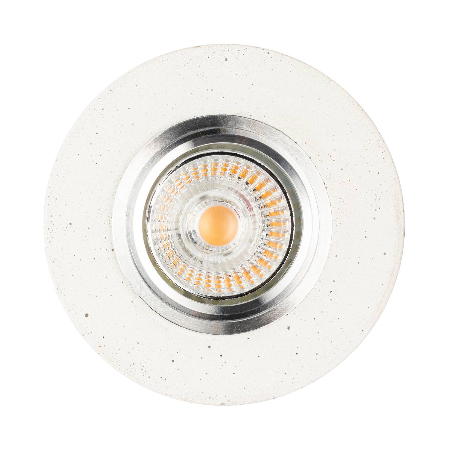 Home24 LED-plafondlamp Vitar Concrete II, Spot Light