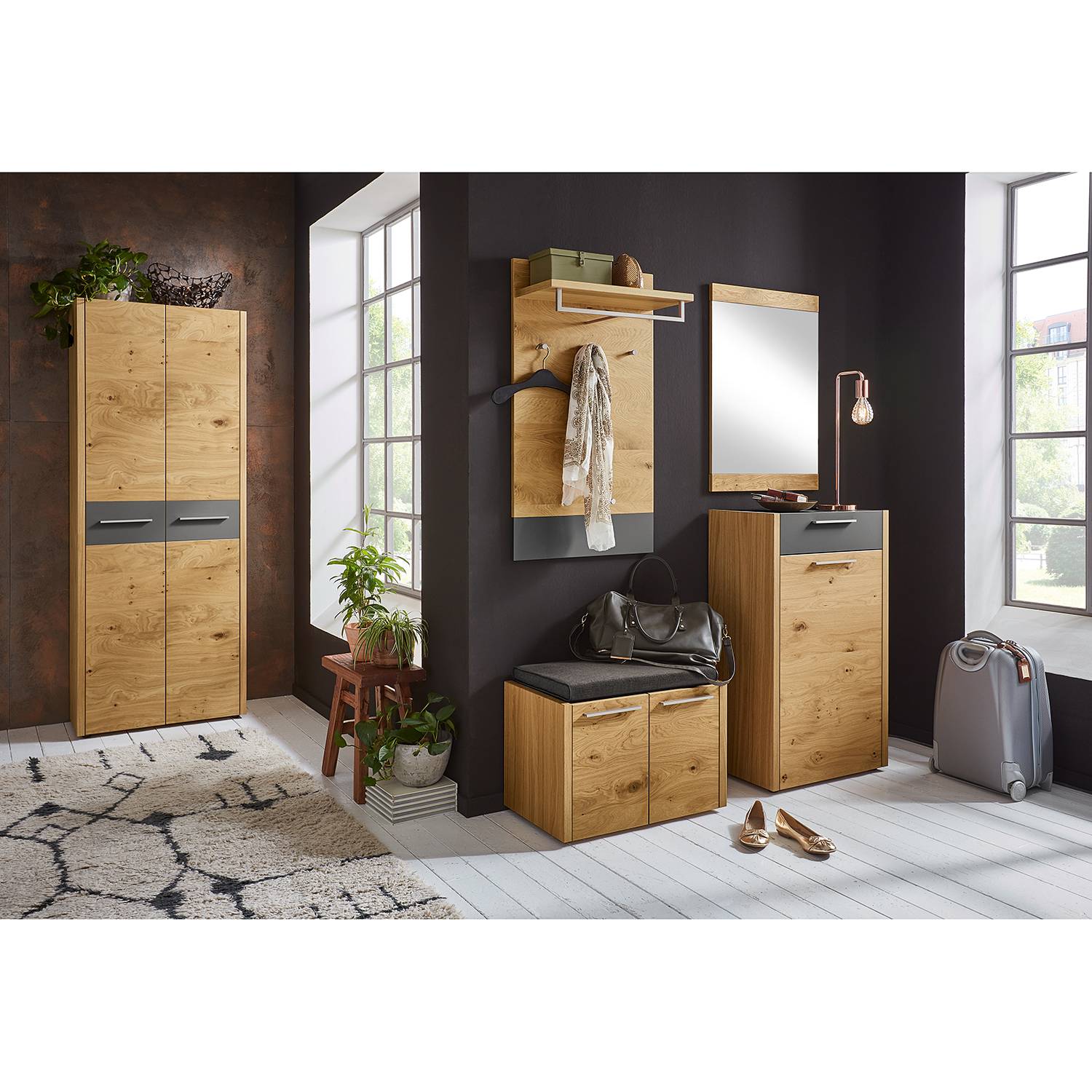home24 Garderobenschrank Levio