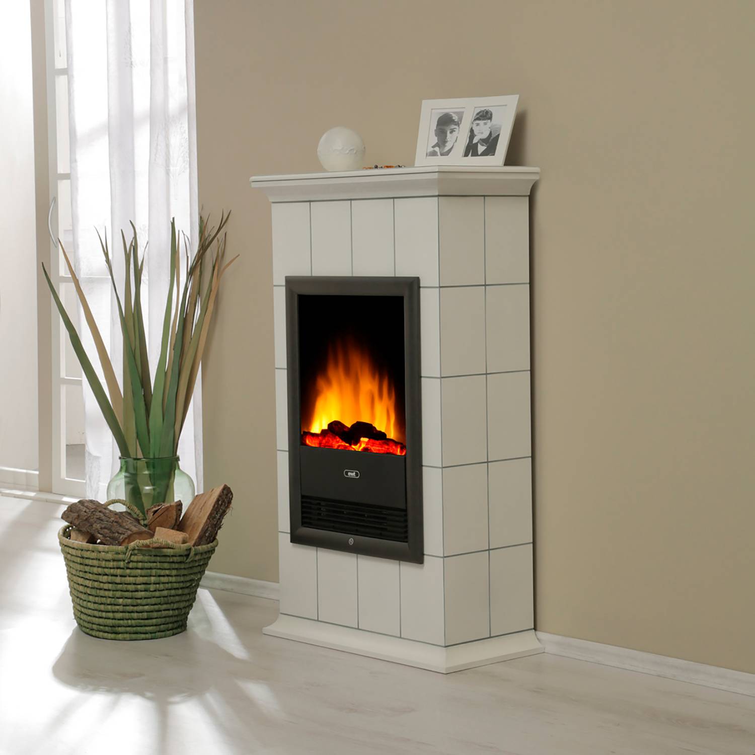 home24 Elektrokamin Binz