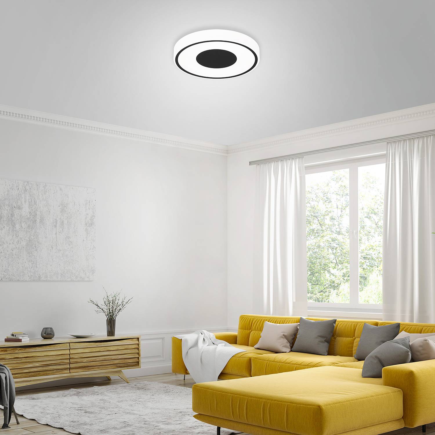 Home24 LED-plafondlamp Bricks, Briloner