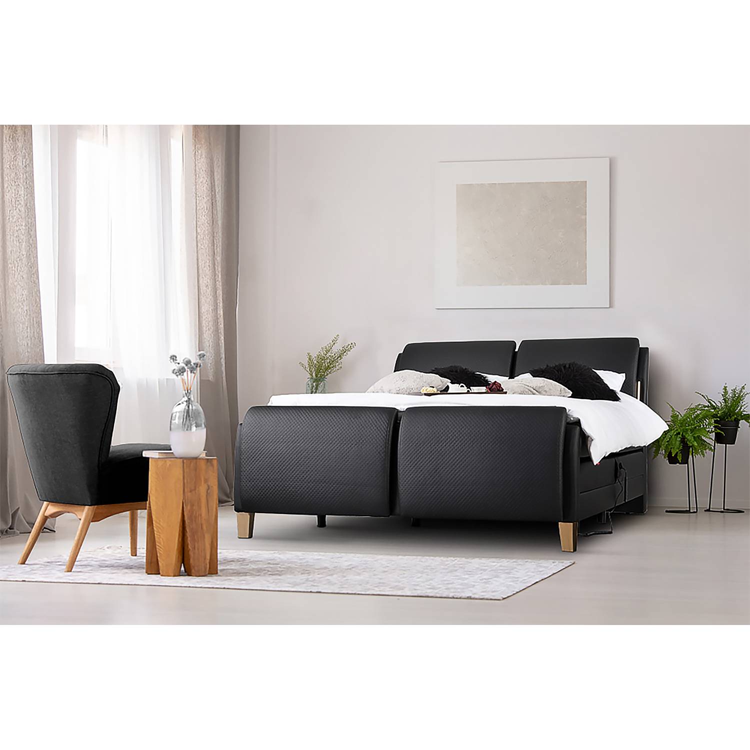 Lit boxspring Hopwood