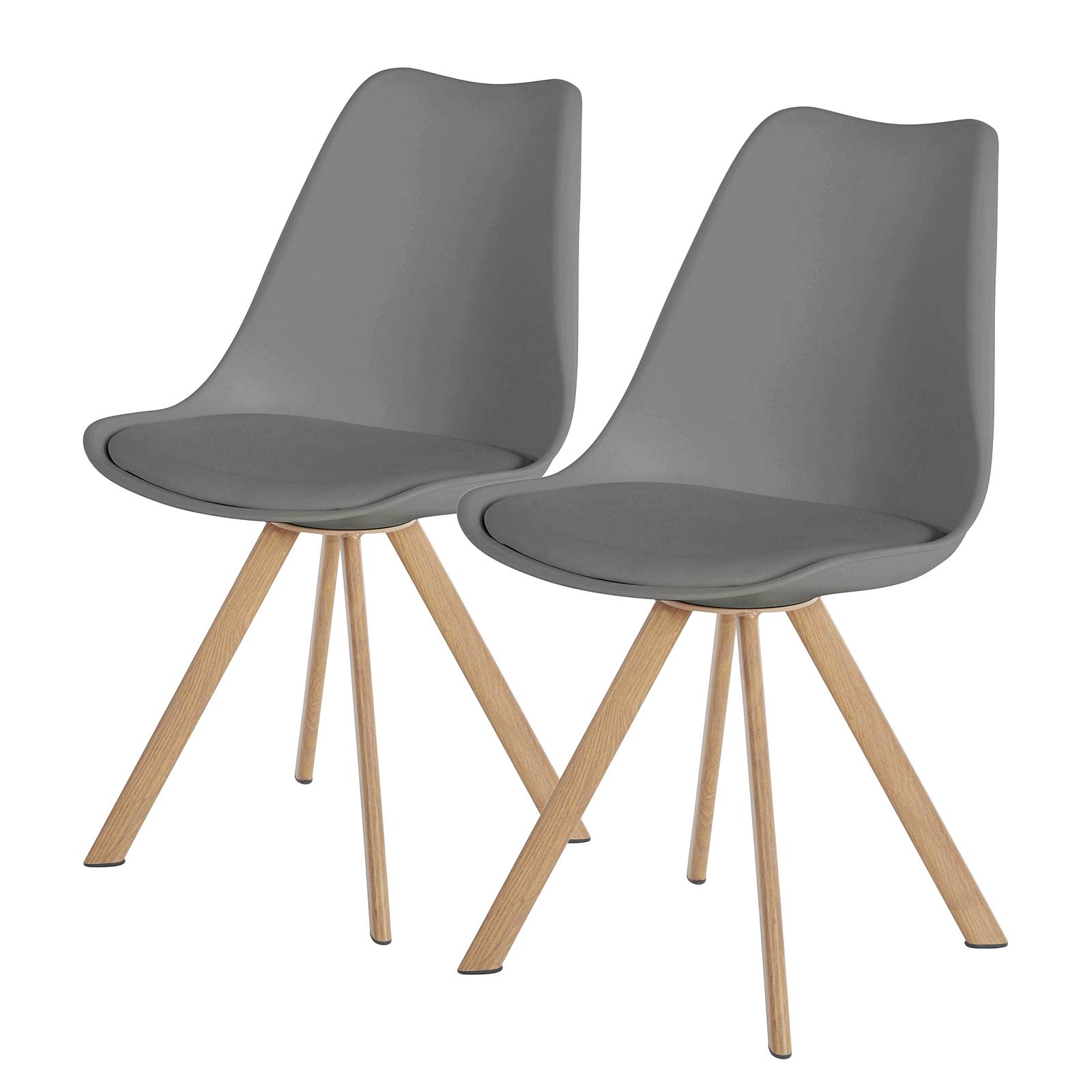 Home24 Eetkamerstoelen Coly (set van 2), Norrwood