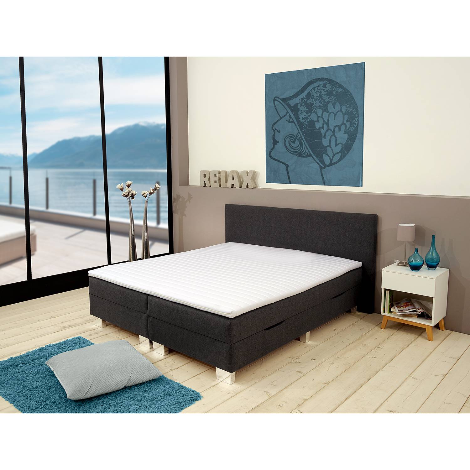 Lit boxspring Osterville
