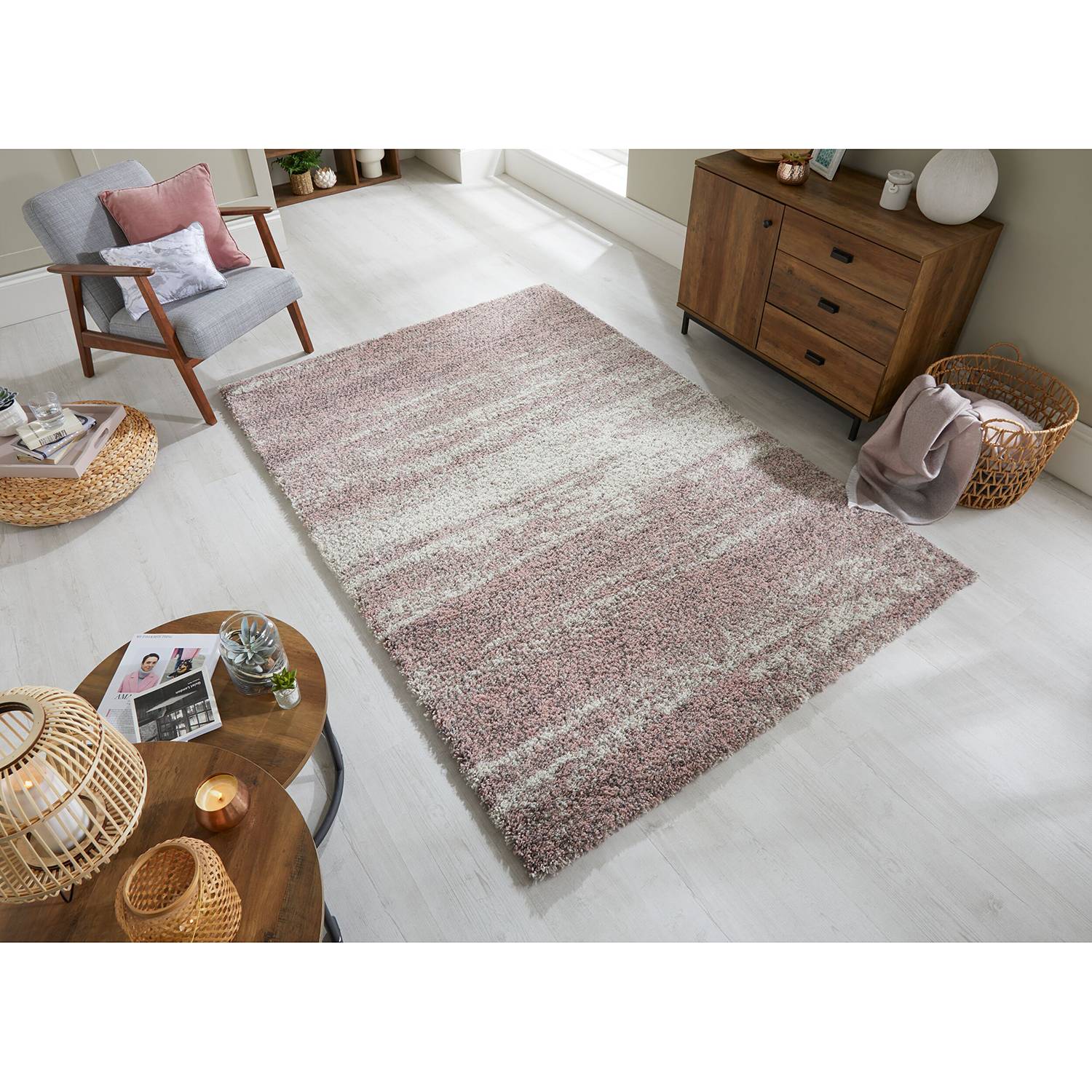 Image of Tapis épais Reza Ombre 000000001000230406