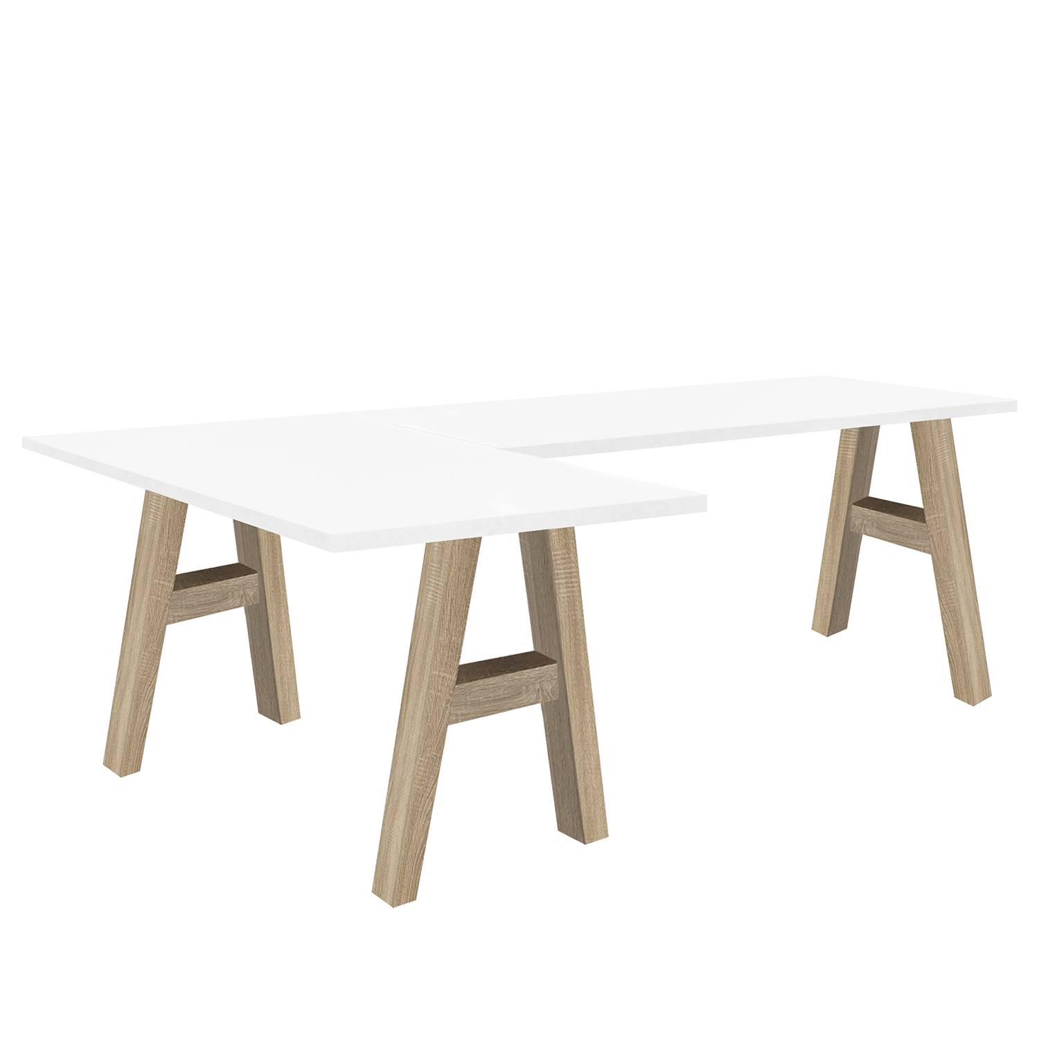 home24 Eckschreibtisch Leeton I