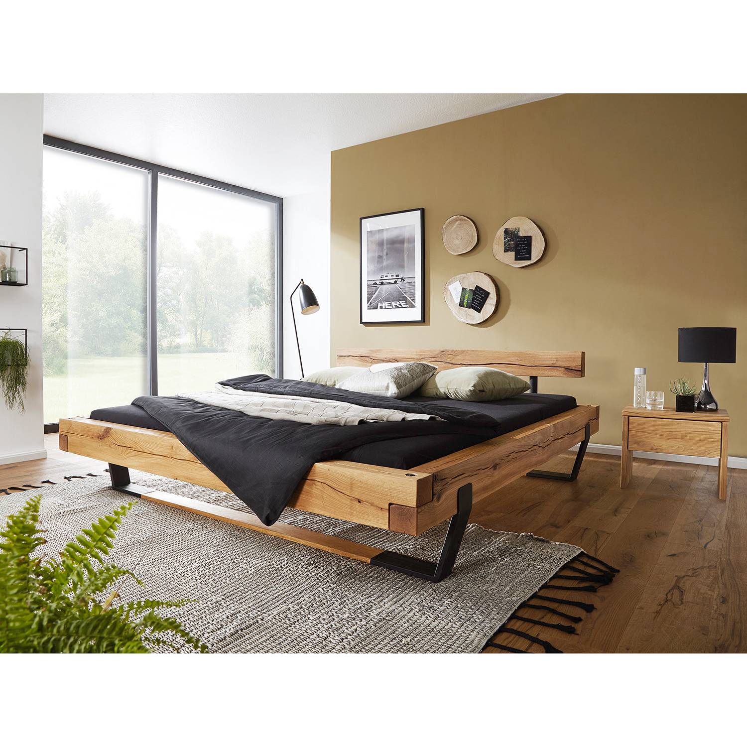Lit en bois massif Saint Bees