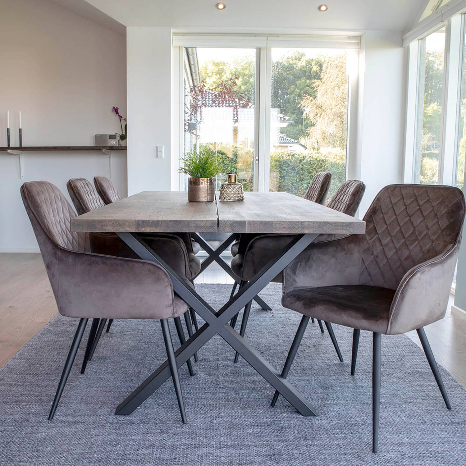 home24 Armlehnenstuhl Pierry II (2er-Set)