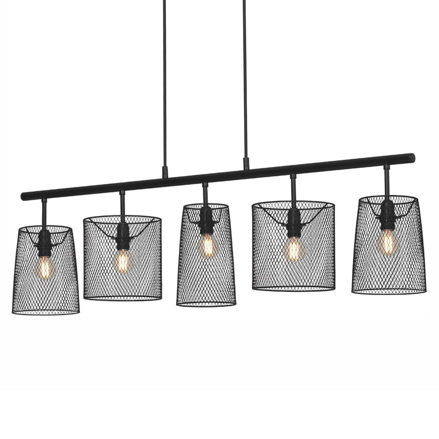 Pendelleuchte Helix TWIST – 2-flammig, Eisen Grau, Ø 54 Cm, Für E27 Birnen