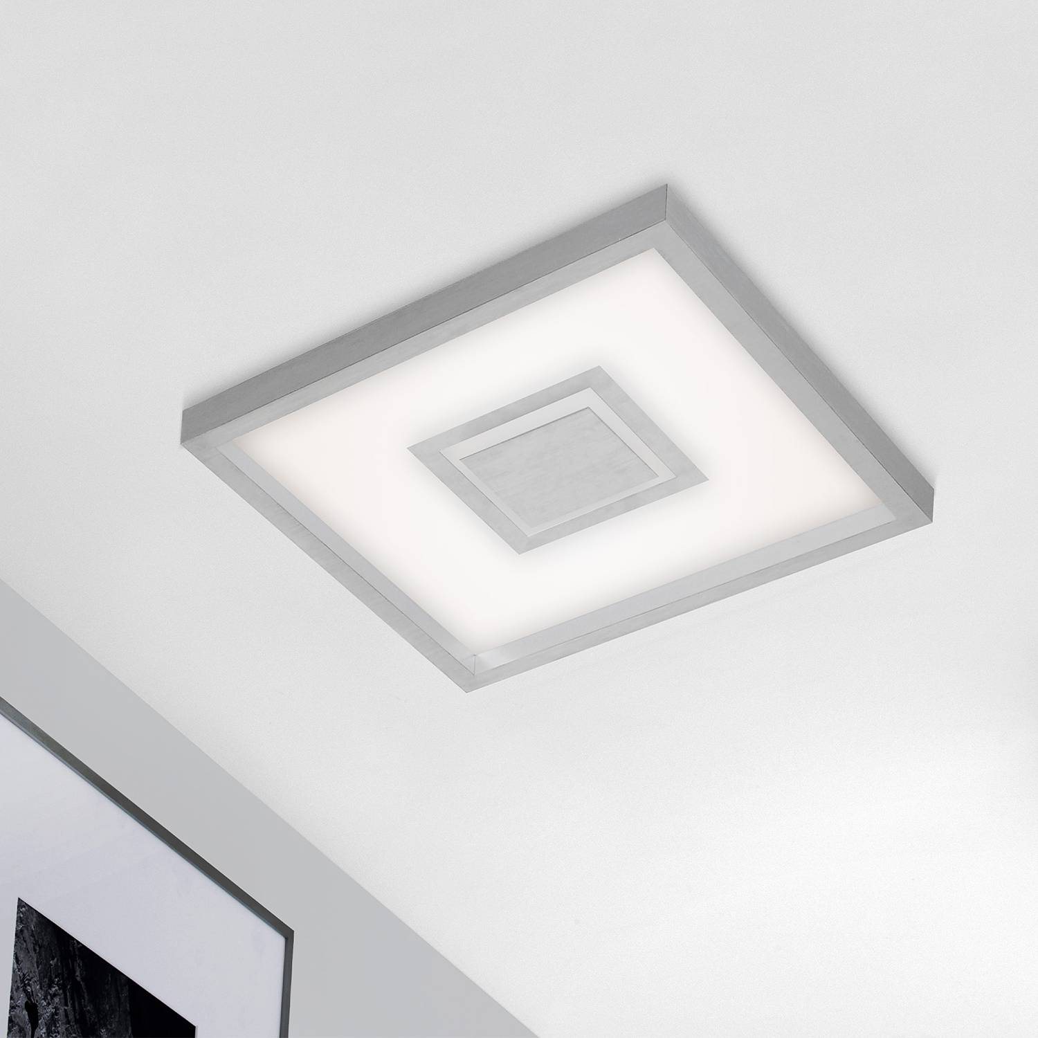 Home24 LED-plafondlamp Geo, Briloner