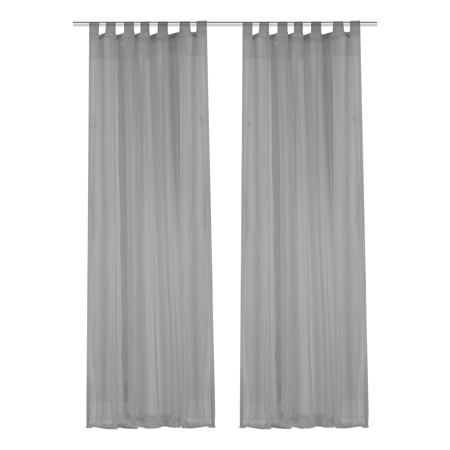 Rideaux à passants Voile (lot de 2)