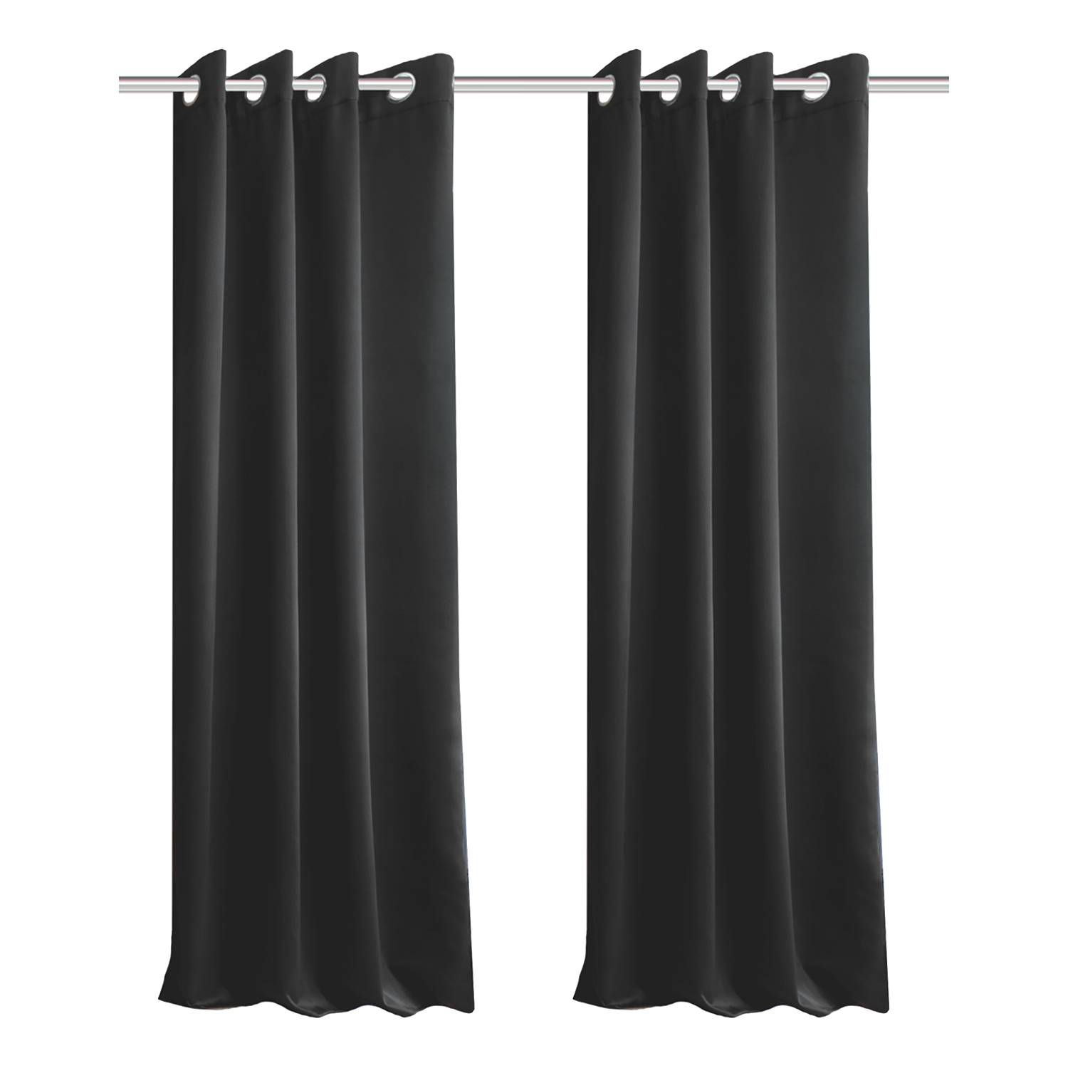 Rideaux à œillets Hommert (lot de 2)