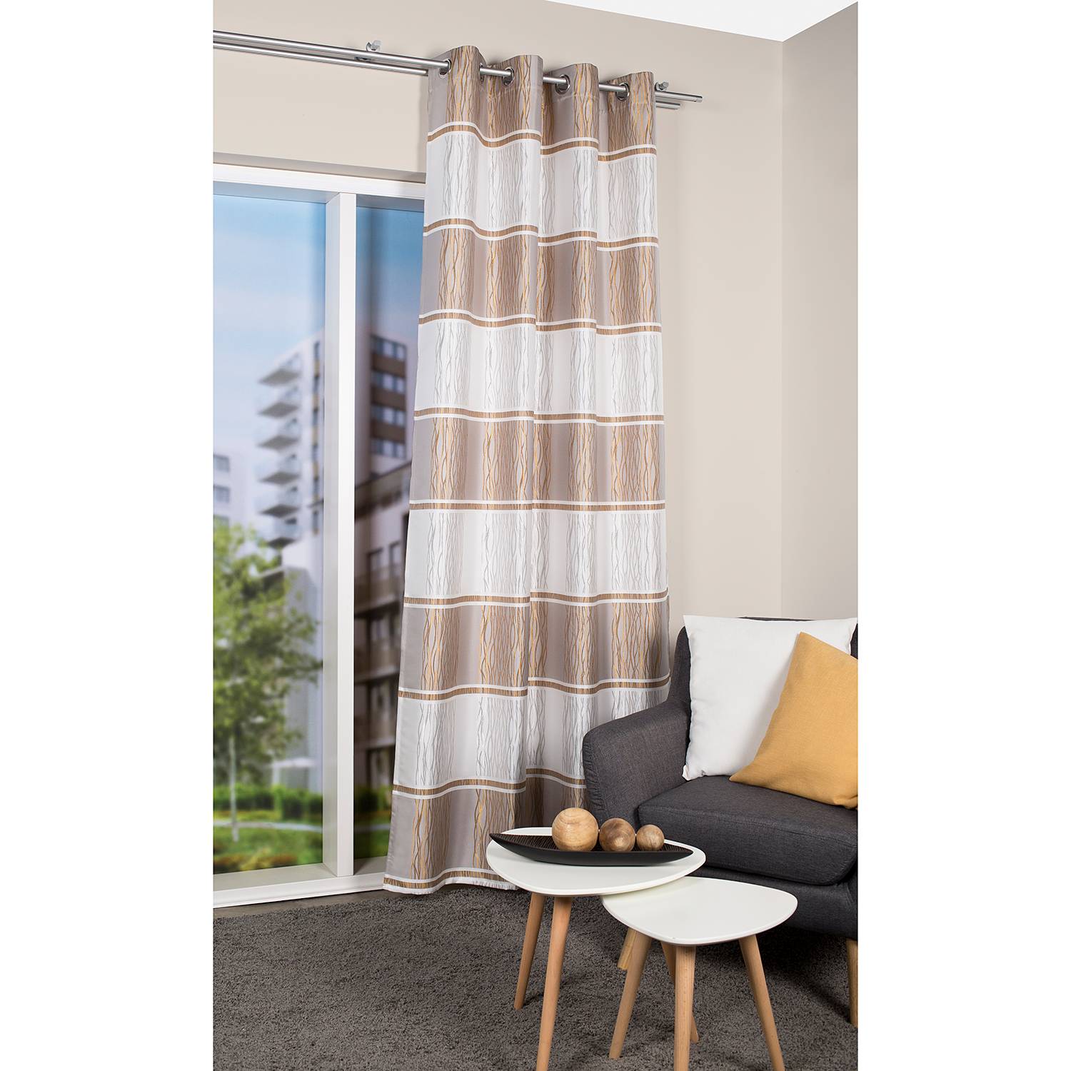 Rideau à œillets Luey