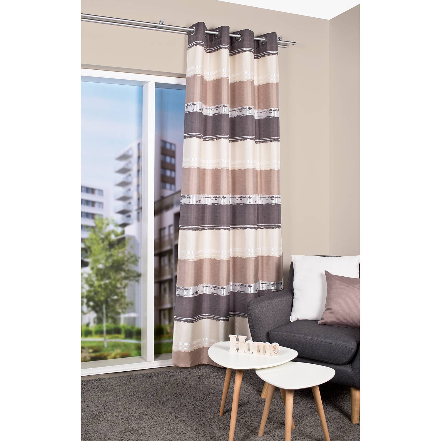 Rideau à œillets Matika