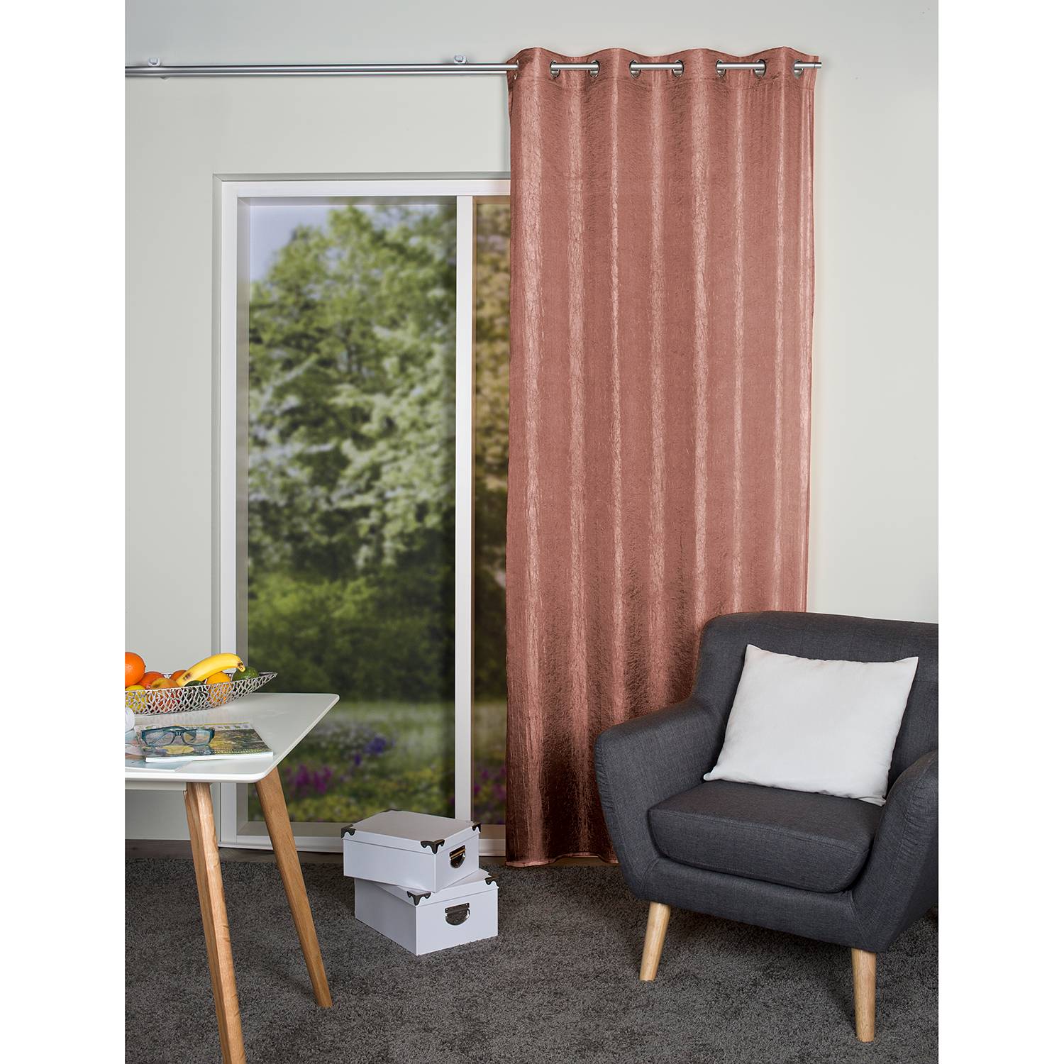 Rideau à œillets Soft Crash