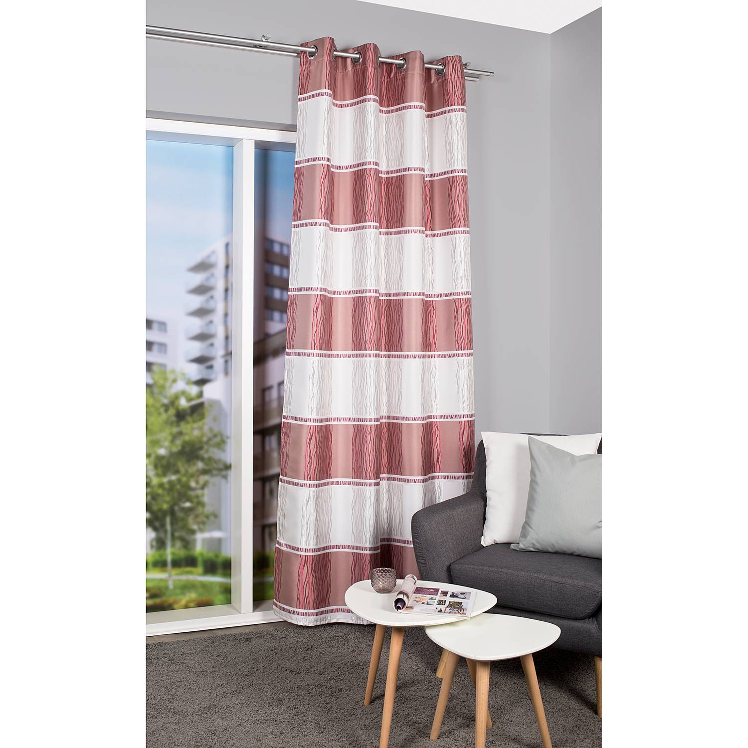 Rideau à œillets Luey