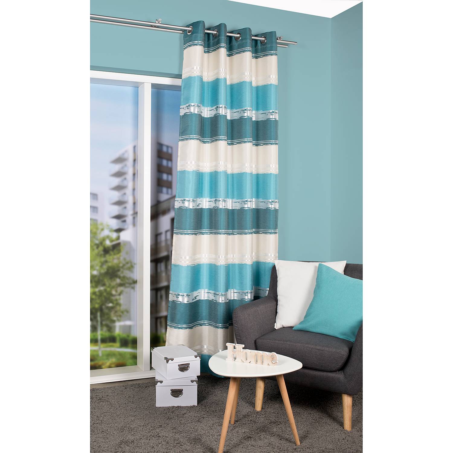 Rideau à œillets Matika