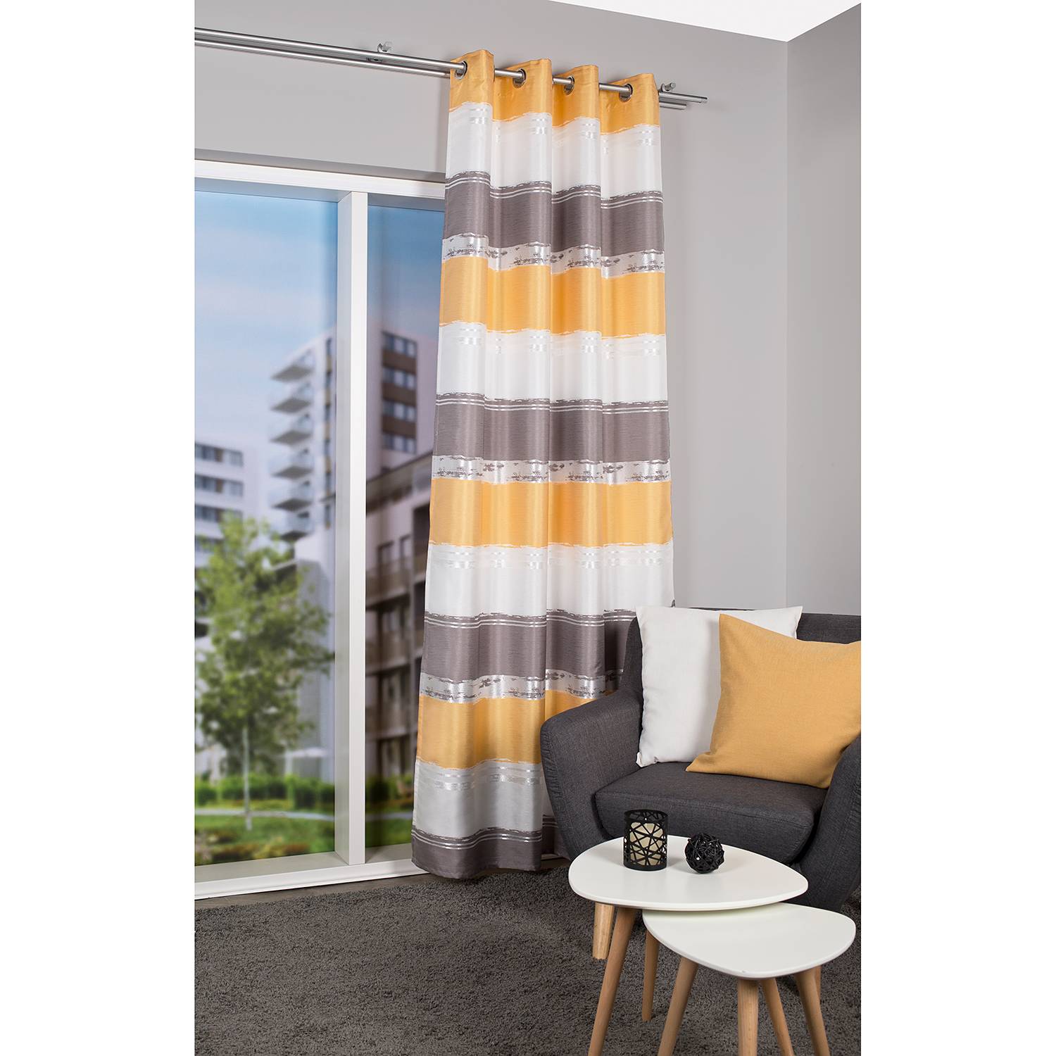 Rideau à œillets Matika