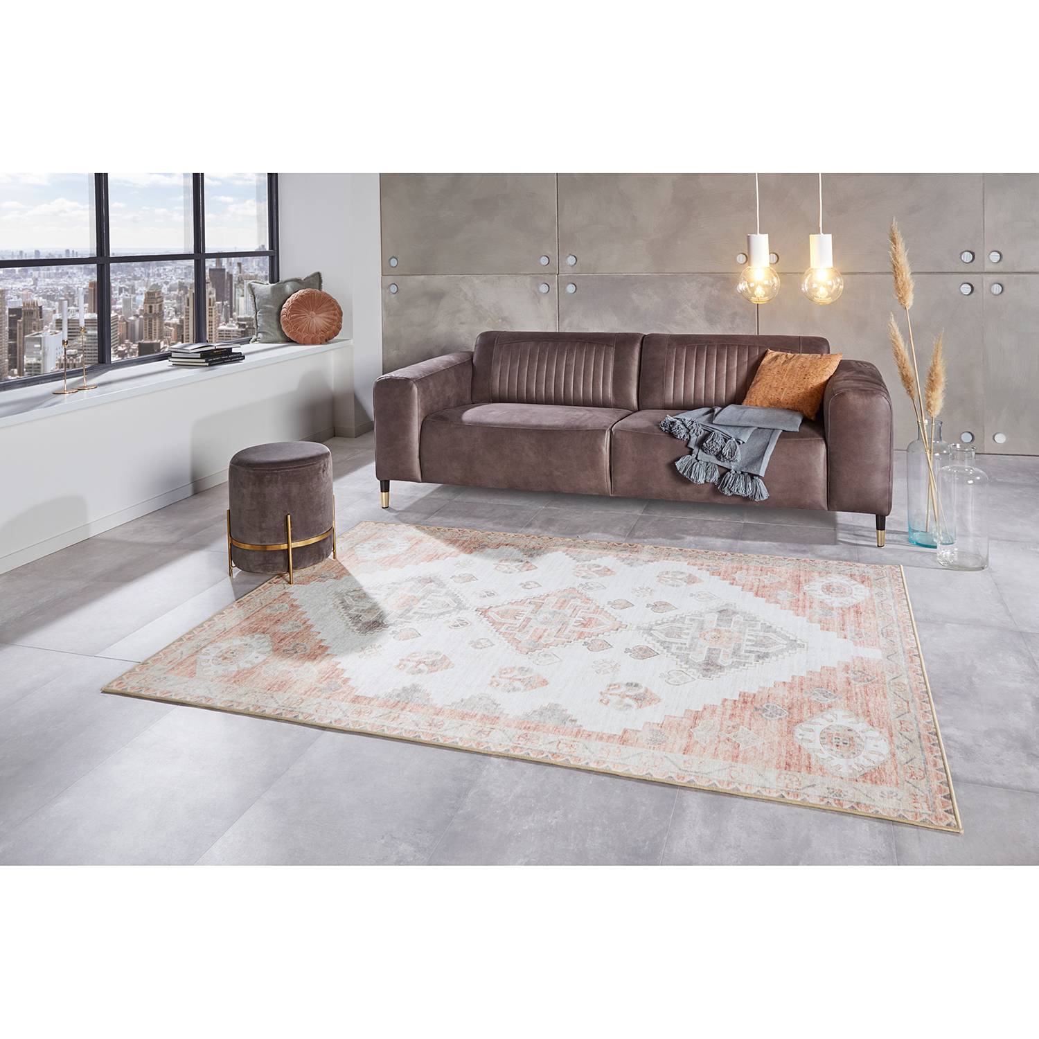home24 Kurzflorteppich Poulx