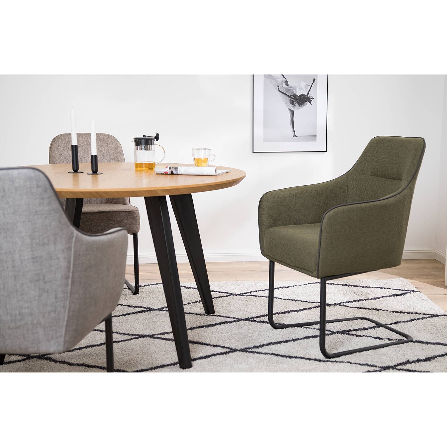 Chaise cantilever Luzille