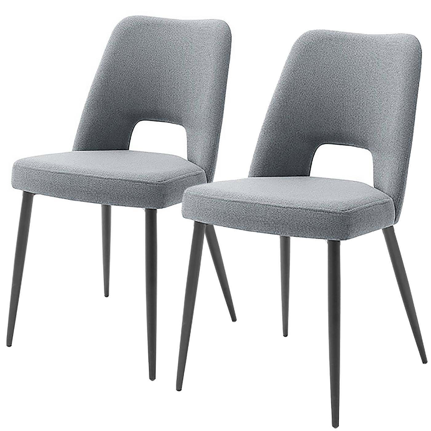 Home24 Gestoffeerde stoelen Meylan (set van 2), Fredriks