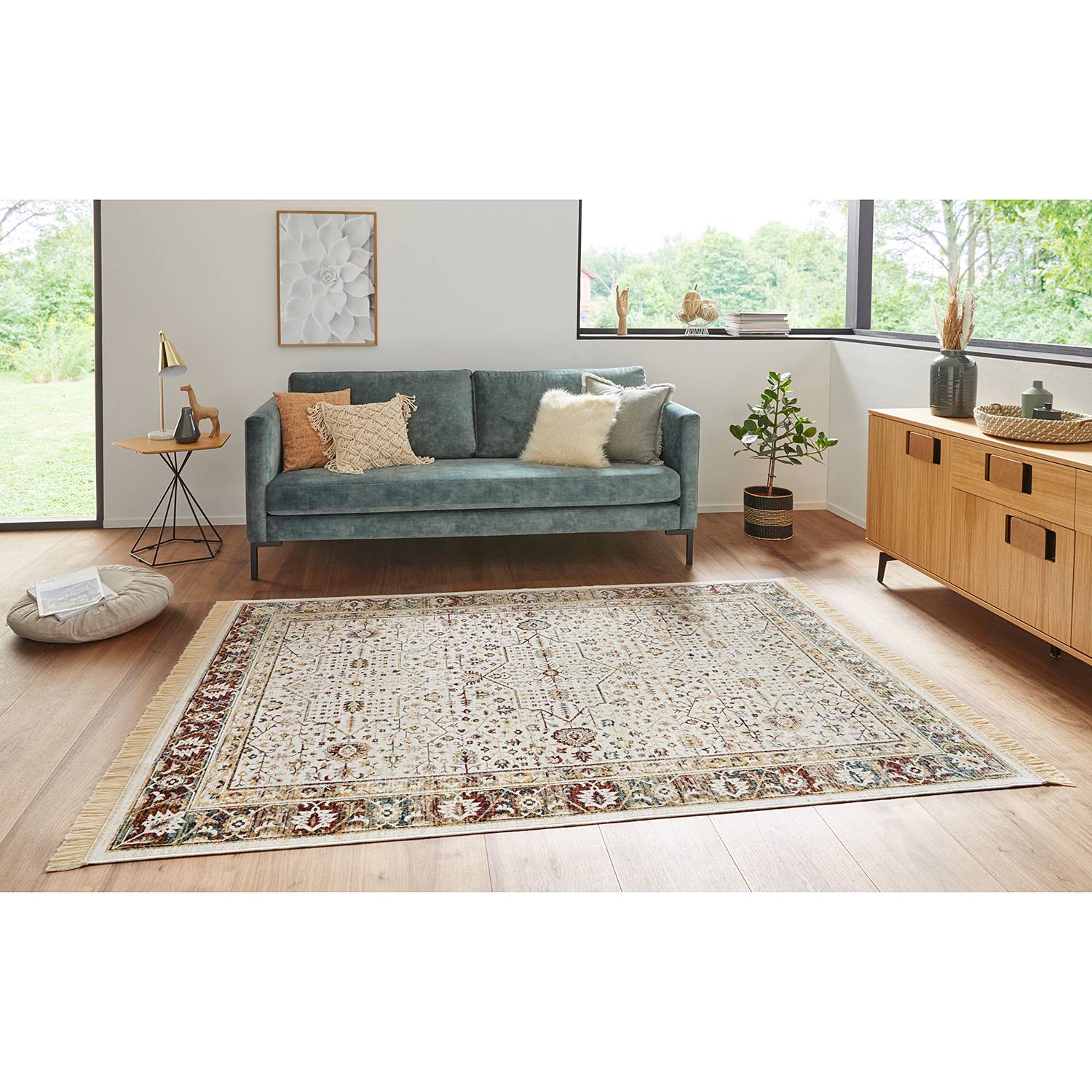 home24 Kurzflorteppich Modern Belutsch