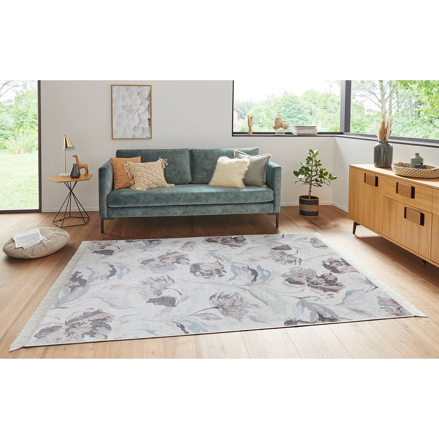 Tapis Contemporary Flowers