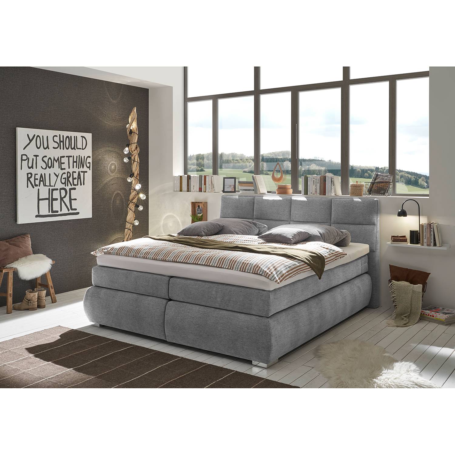 Lit boxspring Mazille