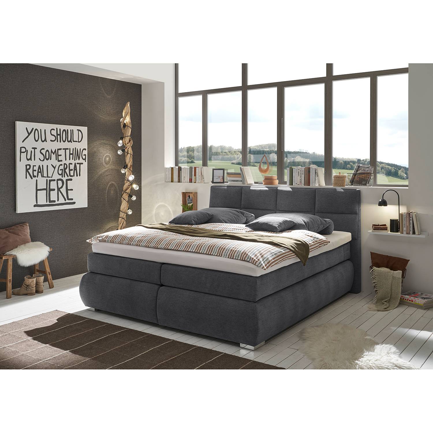 home24 Boxspringbett Mazille