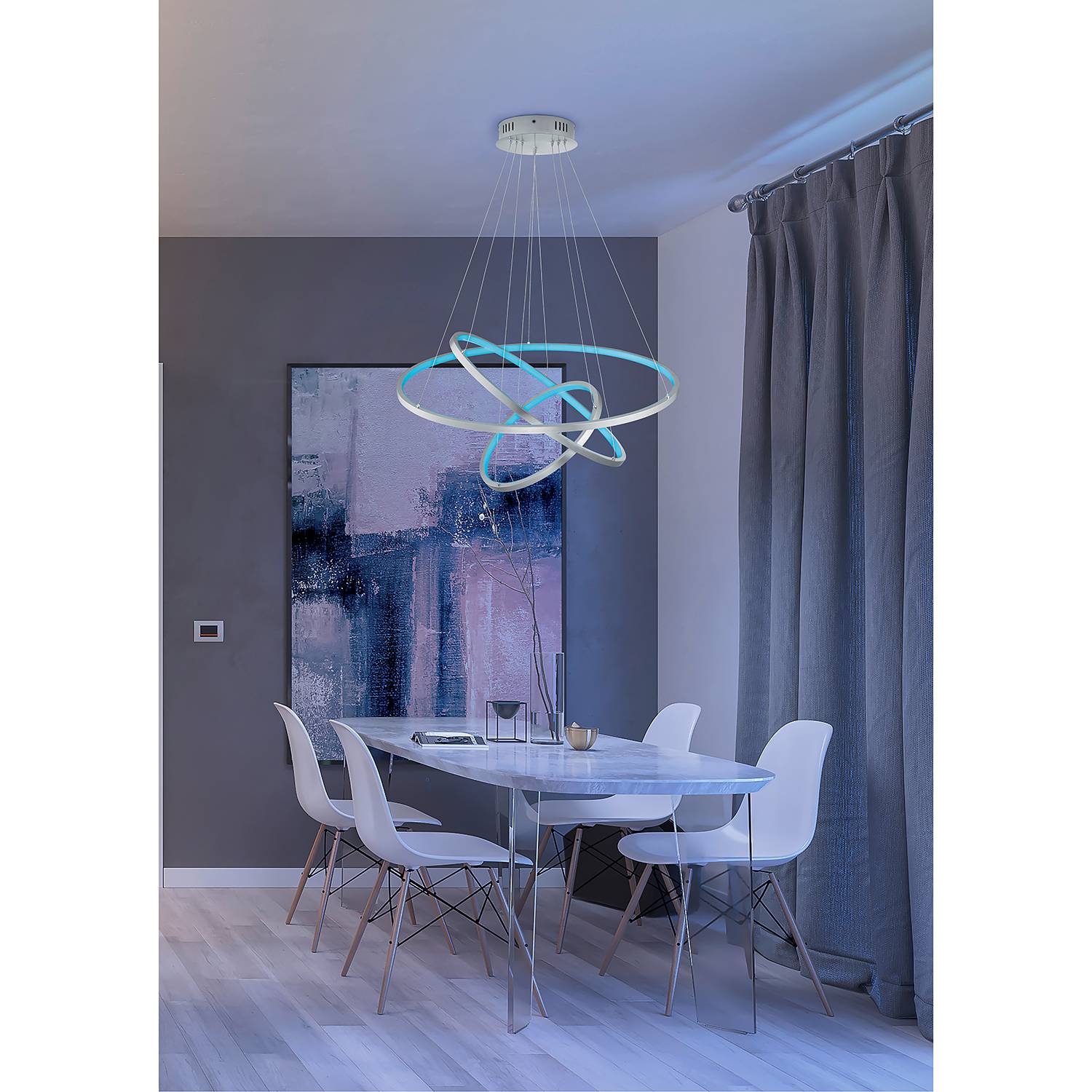 Home24 LED-hanglamp Aaron I, Trio