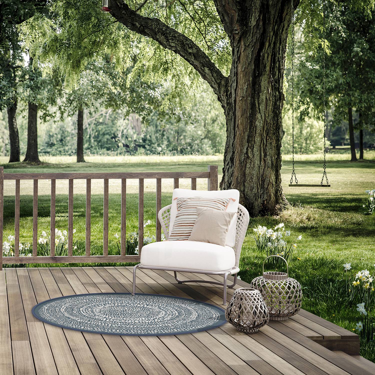 home24 In-/Outdoorteppich Essenza V