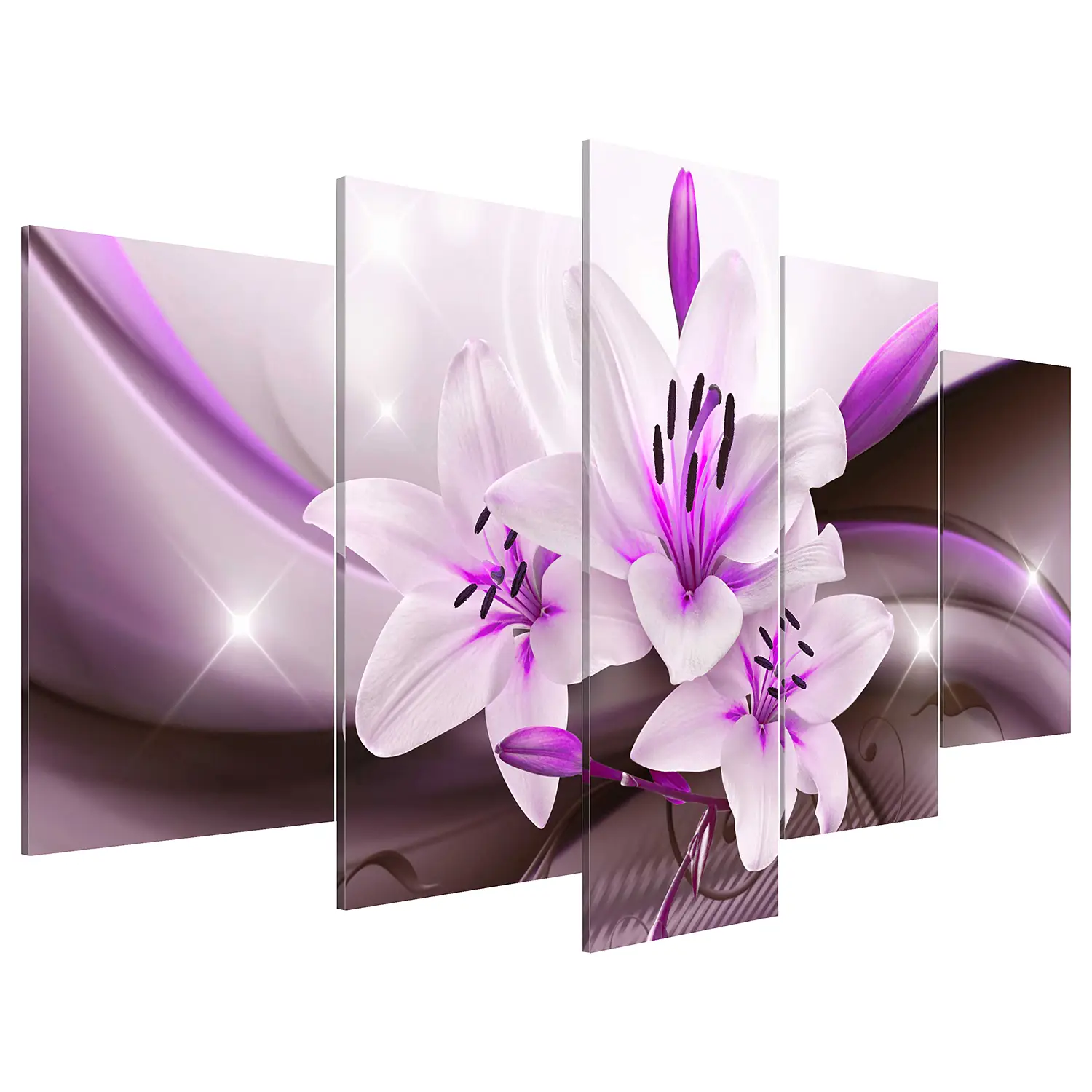 Acrylglasbild Violet Desert Lily