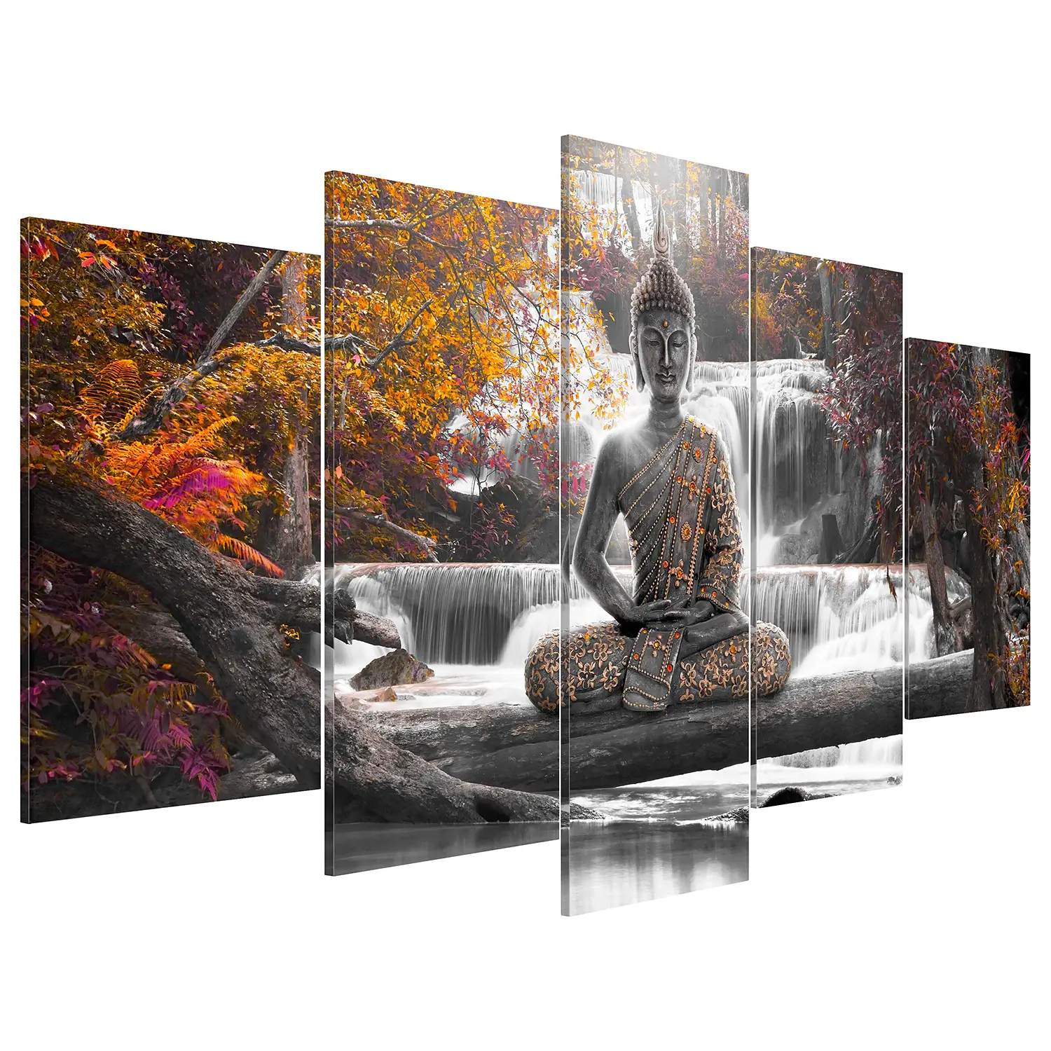 wird gebraucht Wandbild Autumn Buddha