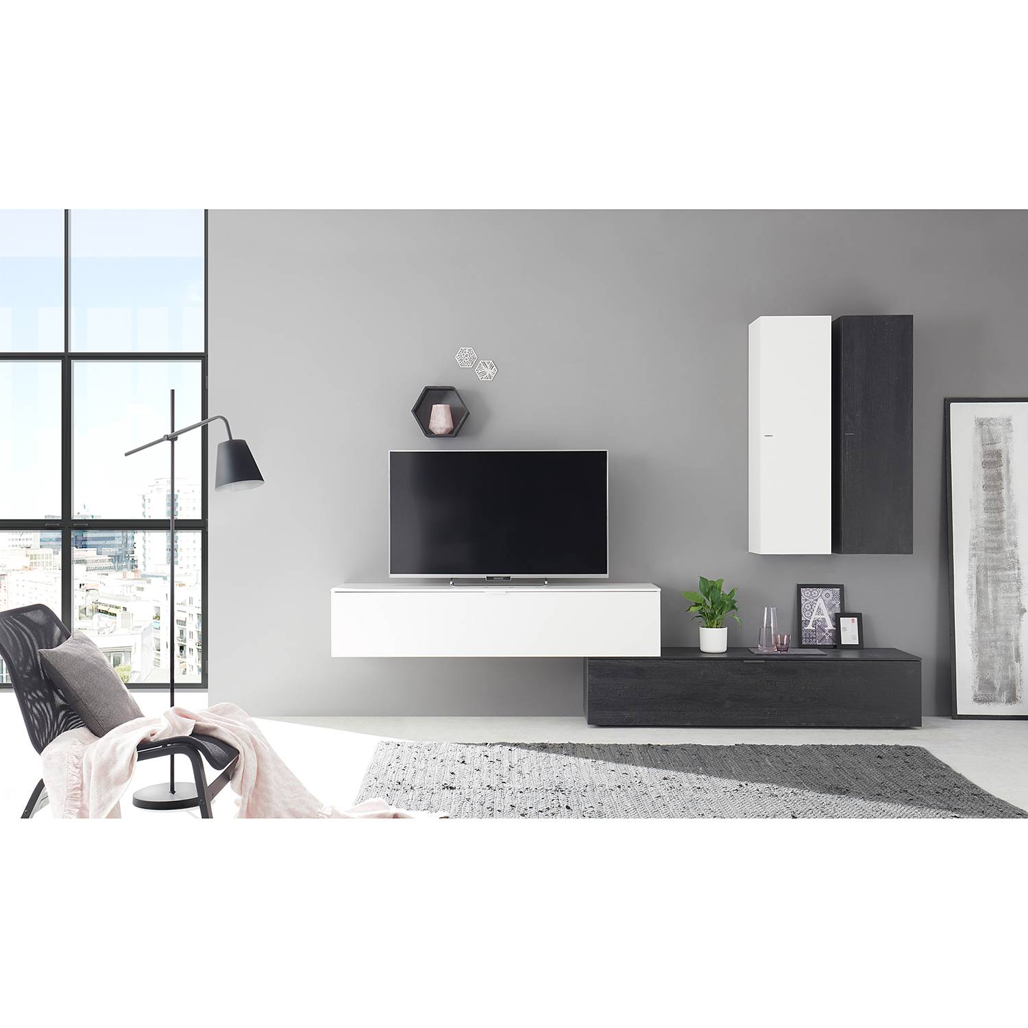 Placard suspendu Booster