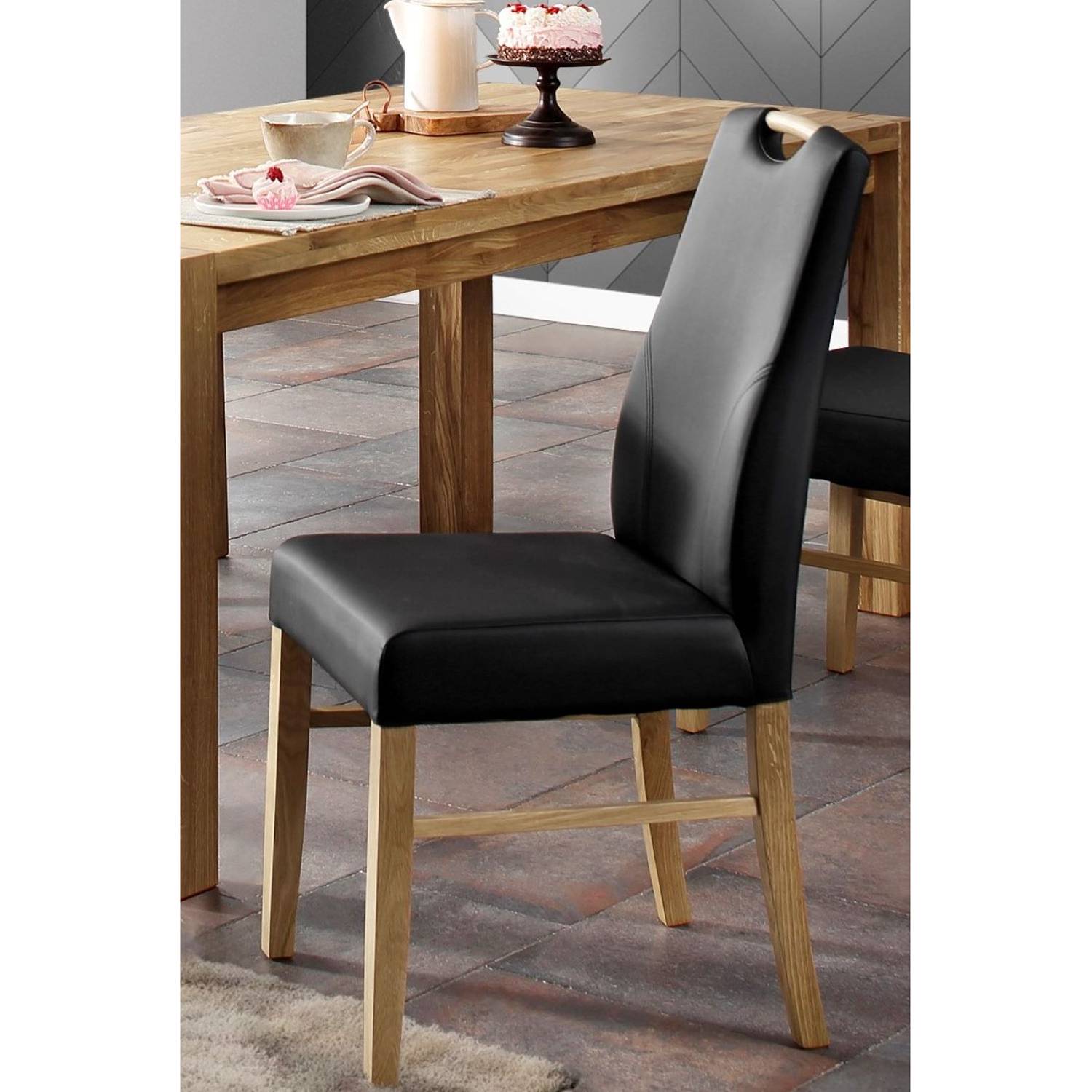 home24 Polsterstuhl Lullin (2er-Set)