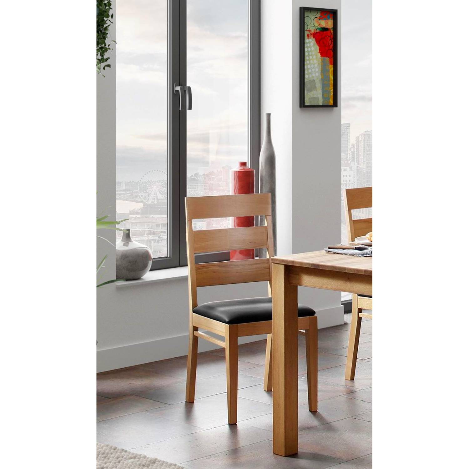 home24 Esszimmerstuhl Pallud I (2er-Set)