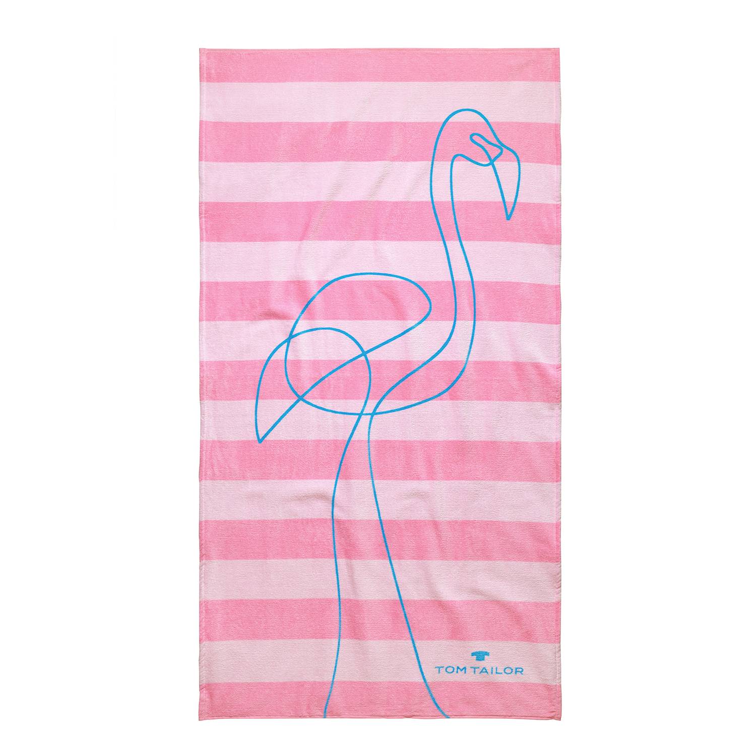 Home24 Badstoffen strandlaken Flamingo, Tom Tailor