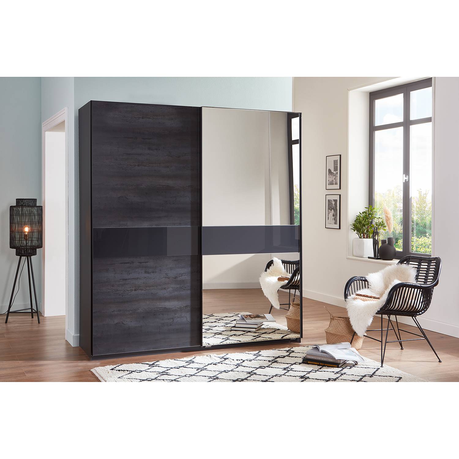 Armoire à portes coulissantes Erfurt