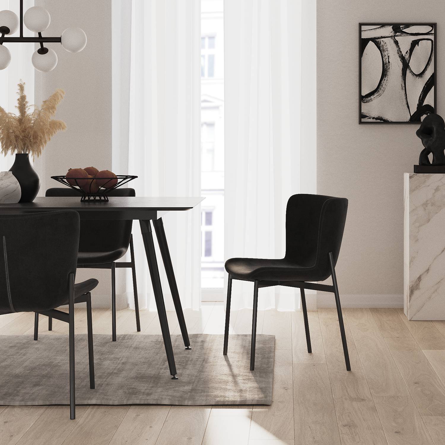 home24 Esszimmerstuhl Mouzon I (2er-Set)