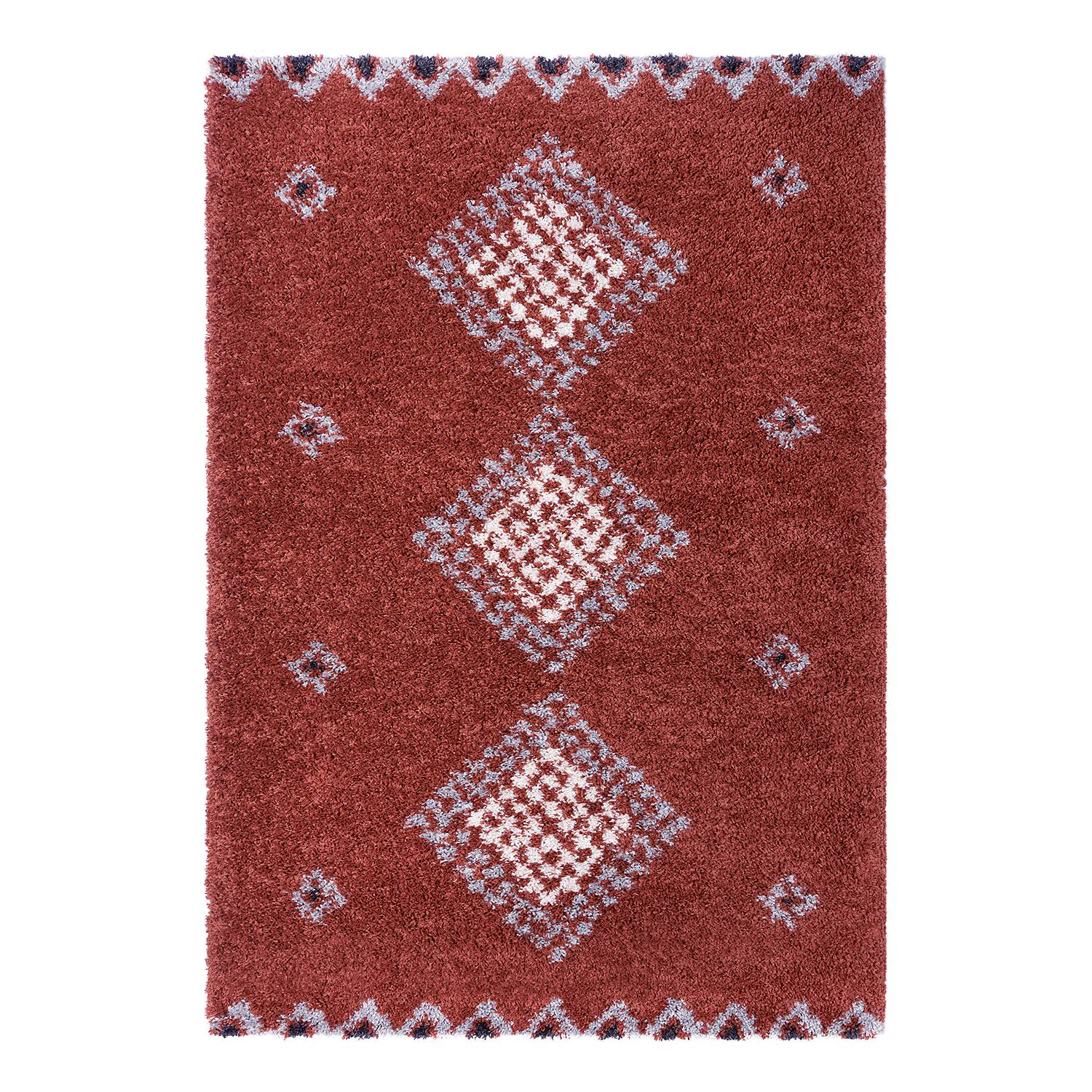 Home24 Hoogpolig vloerkleed Cassia, Mint Rugs