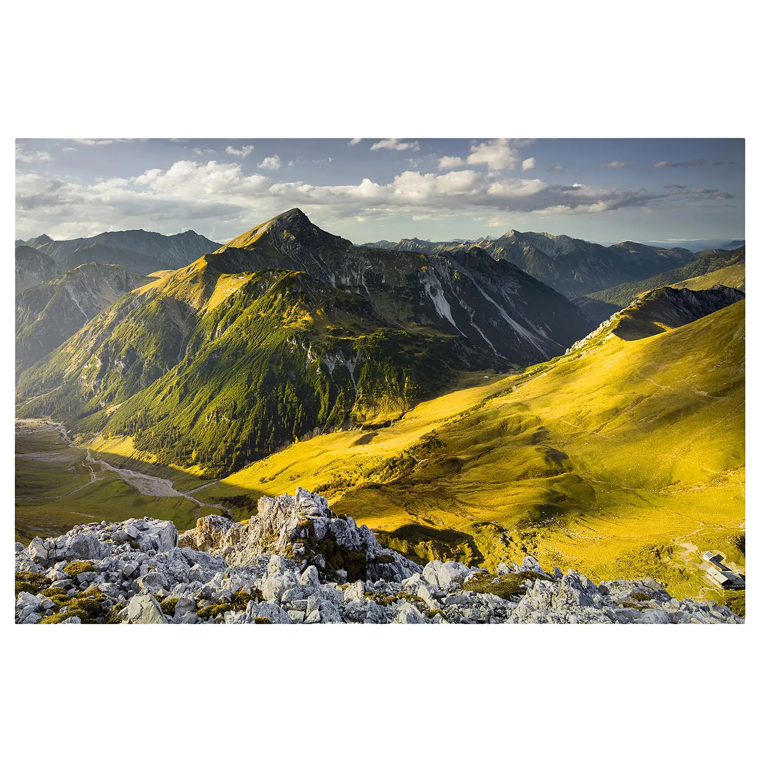Alpen Tirol in Magnettafel Lechtaler