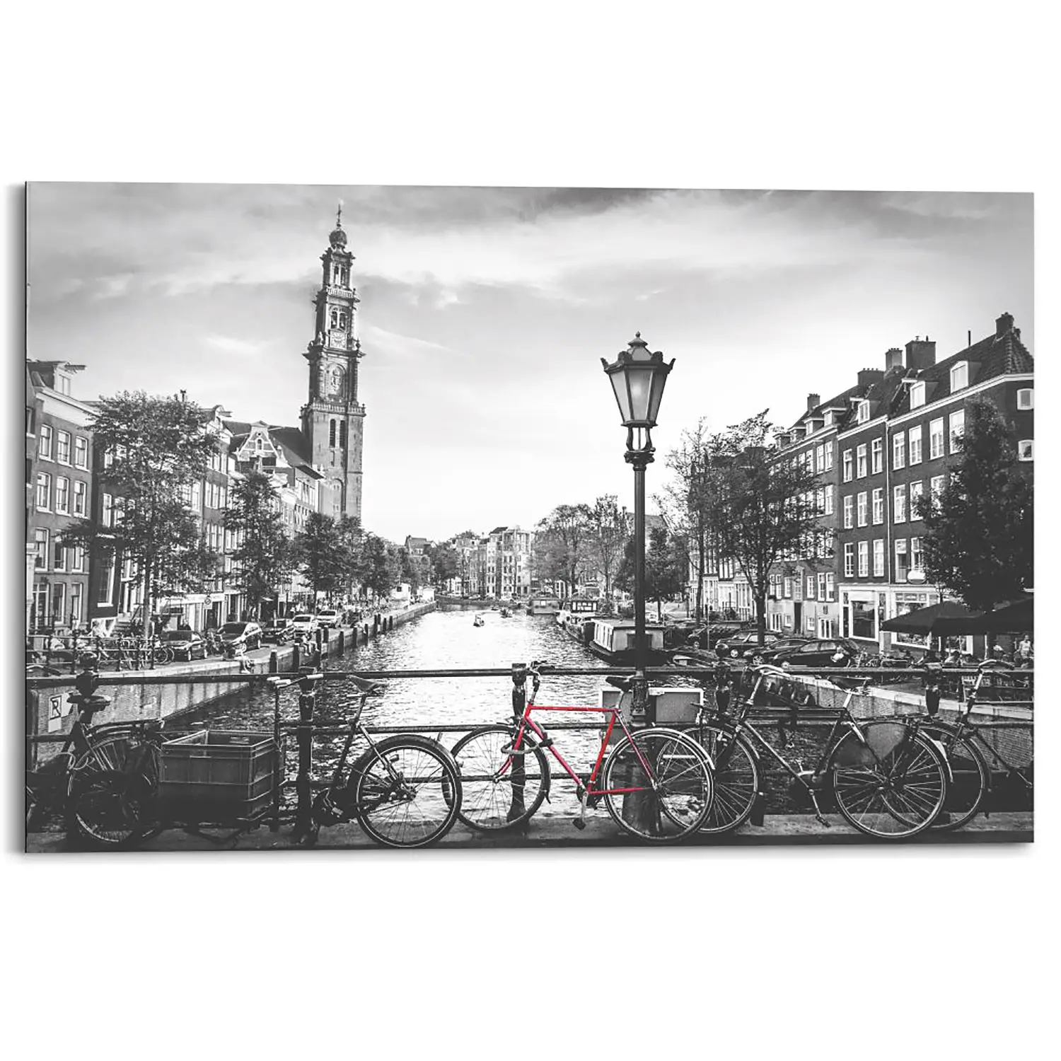 Wandbild Die Grachten von Amsterdam