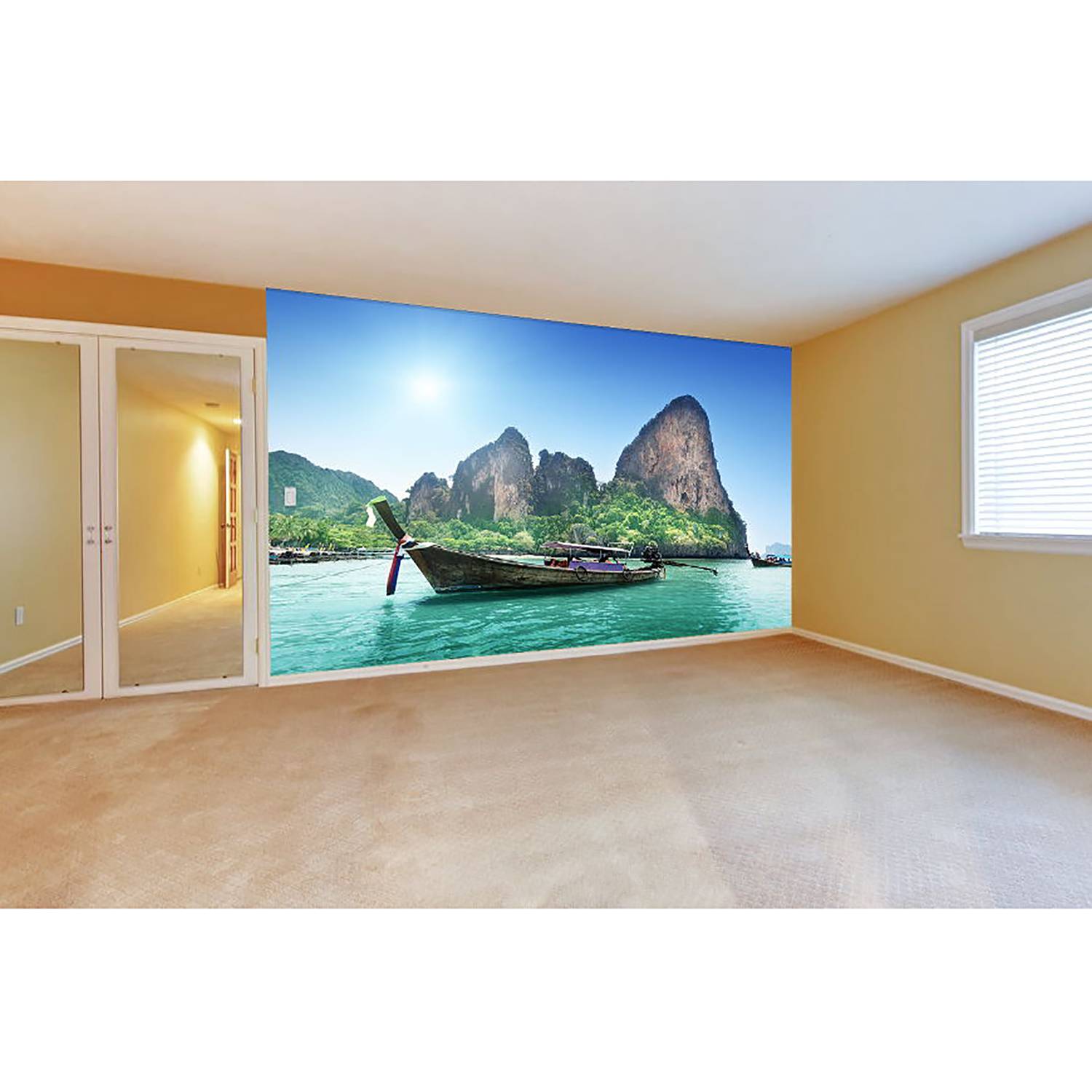 Papier peint en intissé Boats on Railay